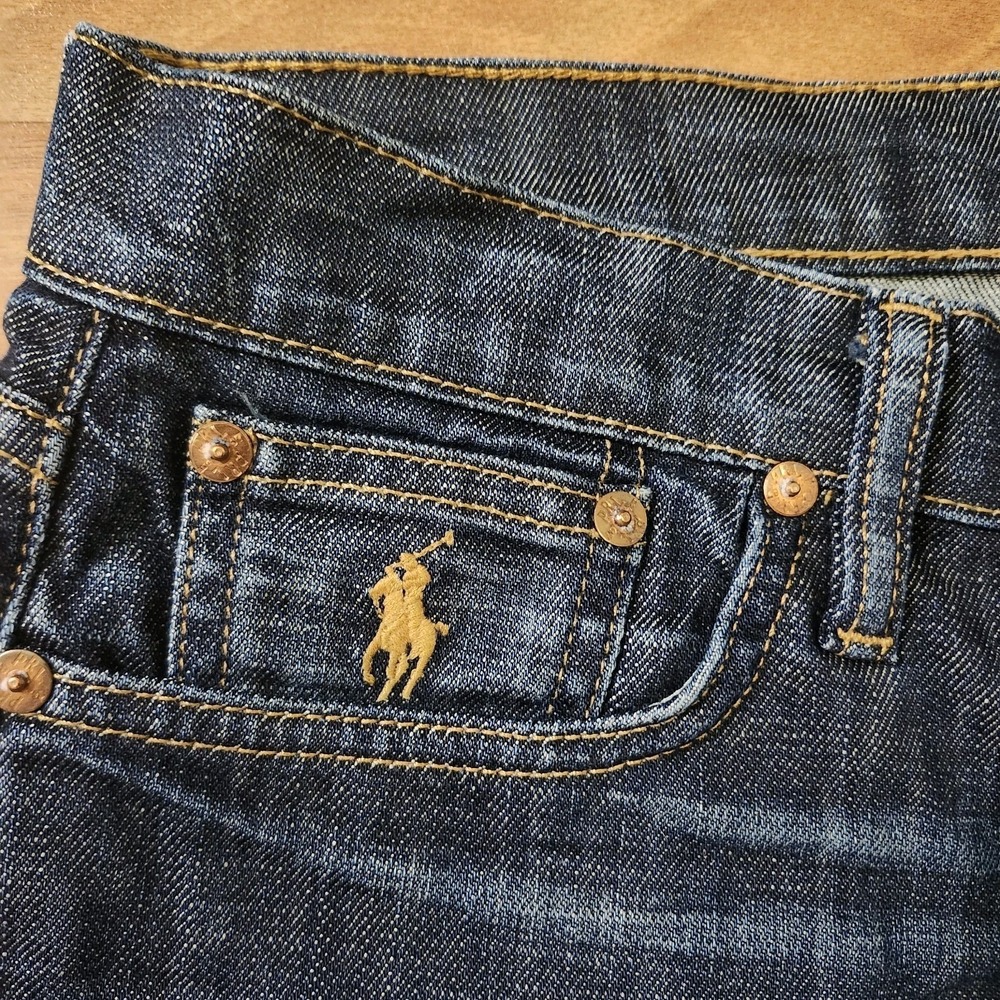 Ralph Lauren Sport Dark Wash Denim Jean Shorts Womens Size 29 - Picture 9 of 13